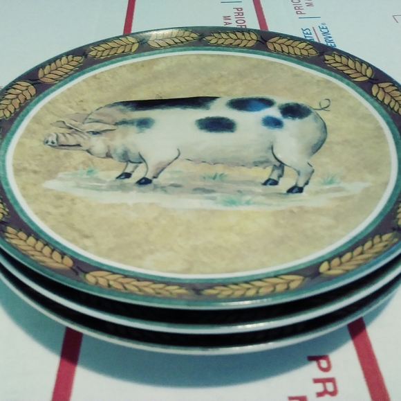 🐷🐹🐶FARMYARD COLLECTION SET OF 3 🐂FANTASTIC VINTAGE GIFT GIVING.🐎🫎🐴🐆🐅🐕 - Picture 3 of 8